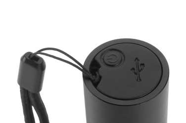 Logotrade promotional giveaway image of: Flashflight ZAGROS Schwarzwolf